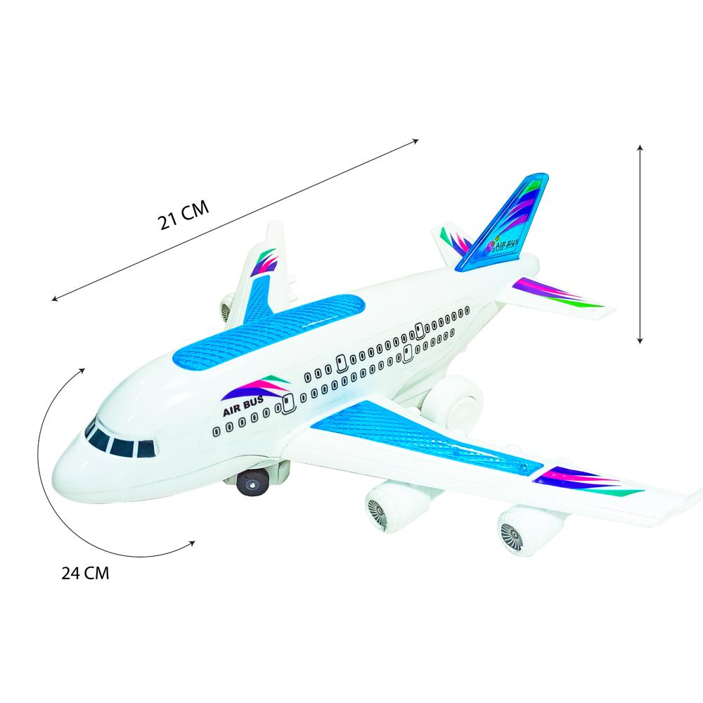Bump & Go Airplane With Light And Music (747)