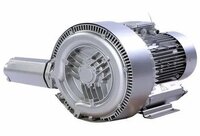 5hp Double Stage Ring Blower - Color: Silver