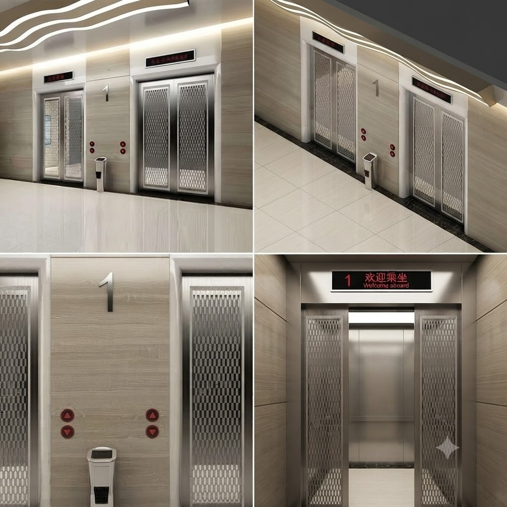 Hospital Patient Elevator - Stainless Steel, 220-240 Volt AC Drive | Overload Holding Stop Safety Device, Durable and Reliable Patient Transport