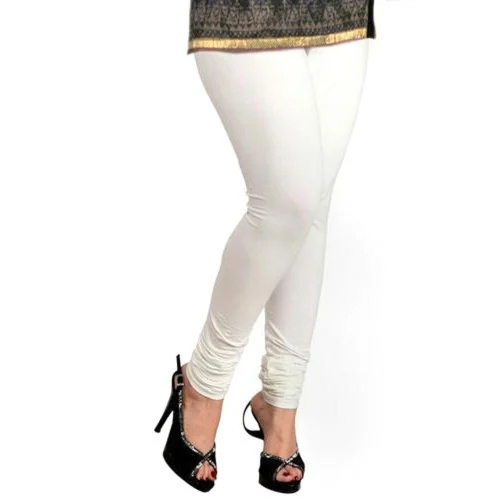 Ladies Stretchable White Legging - Ethnic Region: Indian