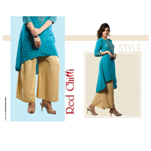 Rayon Printed Palazzo - Ethnic Region: Indian