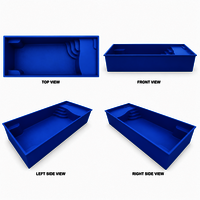 Frp Portable Swimming Pool - Shape: Rectangle