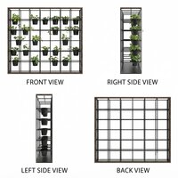 Green Wall Partition - Color: Black