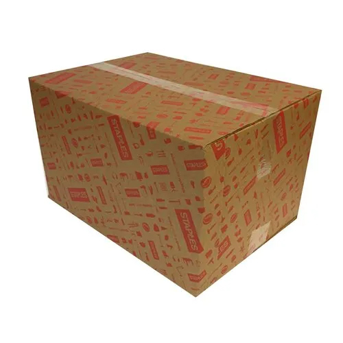 5 Ply Printed Corrugated Packaging Box - Color: Brown