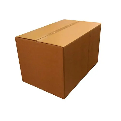 5 Ply Brown Plain Corrugated Box - Finish: Matt