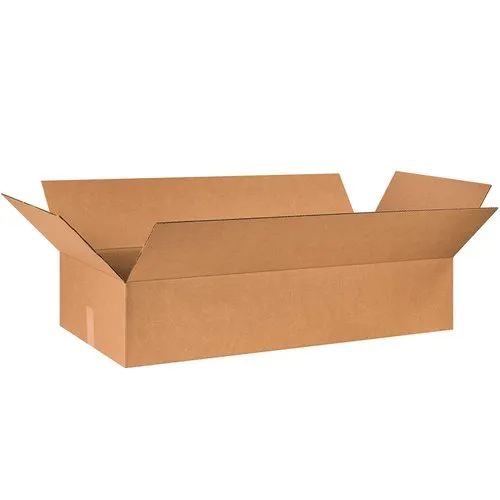 Laminated Corrugated Paper Box - Color: Brown