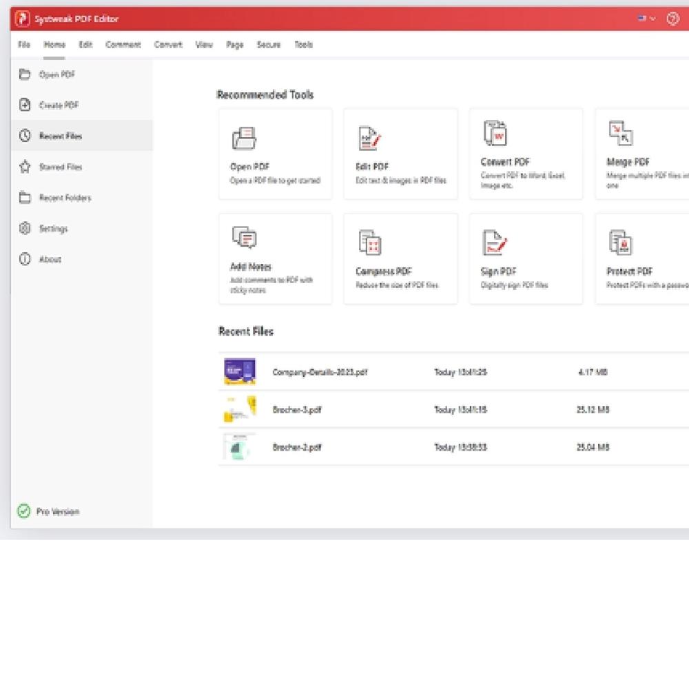 Systweak Pro Perpetual PDF Editor