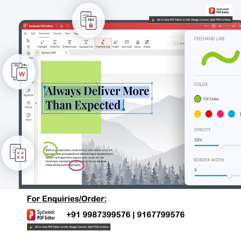 Systweak Pro Perpetual PDF Editor