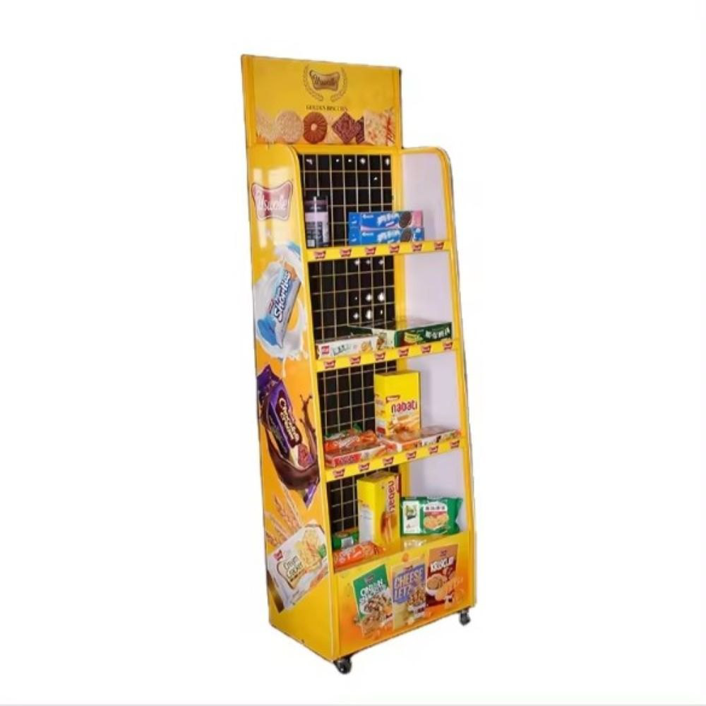 Chocolates or Seaweed Pop Up Display Stand - Durable MDF Material, Versatile Design for Snacks, Easy Assembly and Portable Functionality