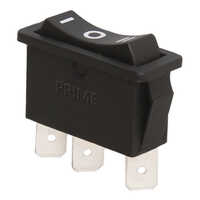 Spdt C-off Rocker Switch - Color: Black