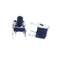 Vertical Tact Switch - Color: Black