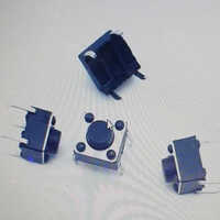 4 Pins Tact Switch - Color: Black
