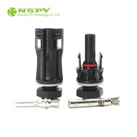 TUV Certified IP68 Waterproof MC 4 Solar Panel Connector 1500VDC 2.5-10sqmm Contact Pins