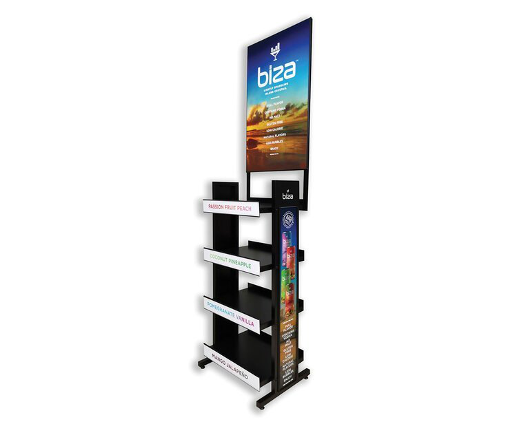 Custom Metal Display Rack