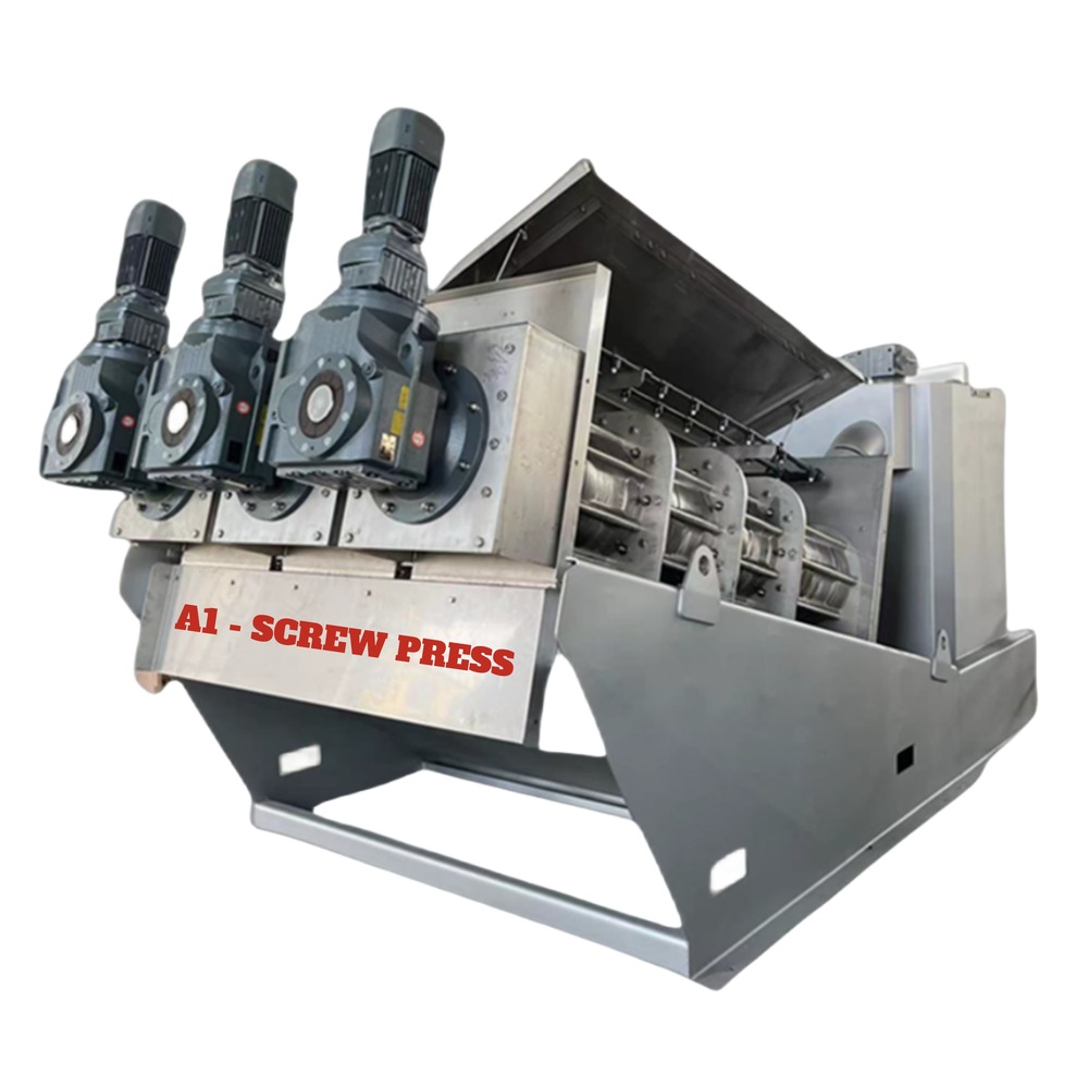 Sludge Dewatring 1m3 Machine - Color: Grey