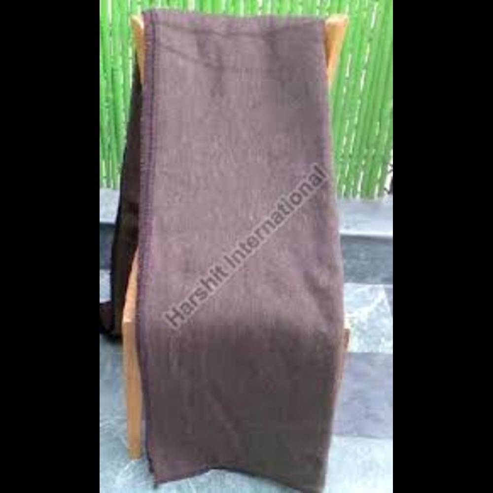 Acrylic Plain Blanket - 80% Woolen & 20% Polyester, 150x230 Cm, Assorted Colors | Twin Size, Hemmed Edges, Fleece Fabric For Home & Travel
