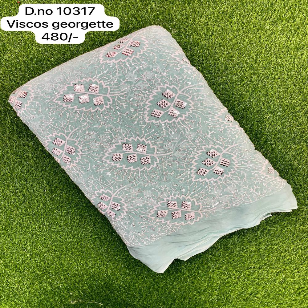 Viscose Chiffon Fabric Wholesale - Ethnic Printed Saree For Daily Wear | Available In Grey, Sky, Cream With Extra Smoothness And Delicacy