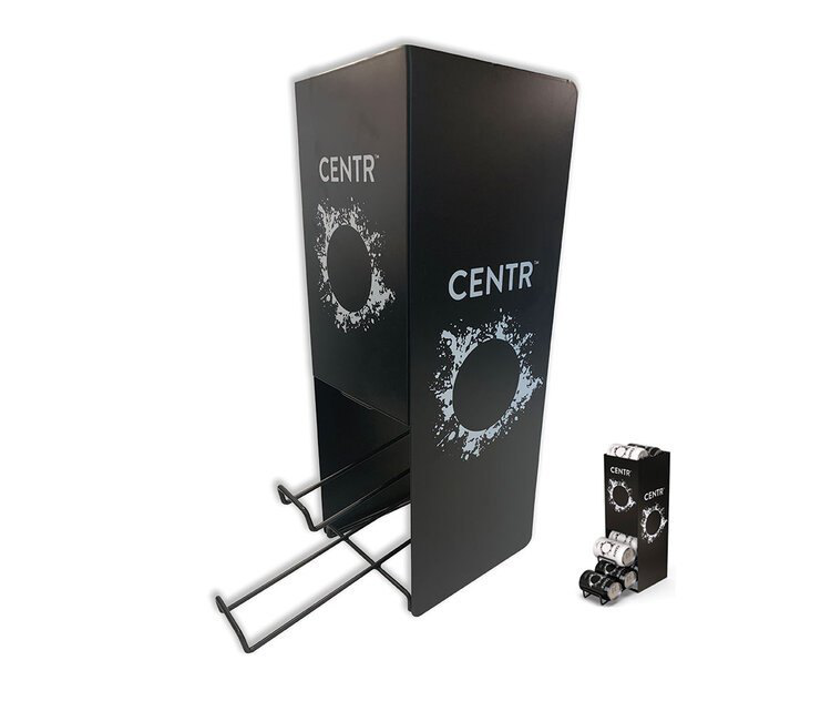 Centr Wire Display Stand - Durable Metal Frame, Space-saving Design For Retail And Snacks | Versatile Use With Elegant Finish, Easy Assembly