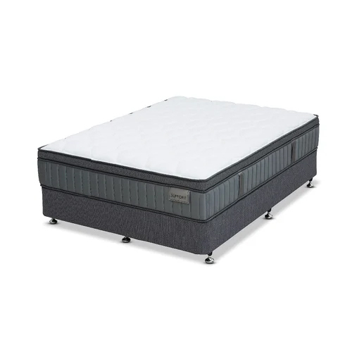 12 Inch Mattress With Base - Color: White