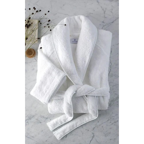 Cotton White Bathrob Bath Gown