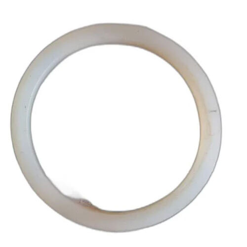 Silicone Rubber Washer - Color: White