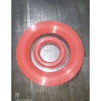 Dome Valve Seal - Rigid Rubber, Red Coated Finish | Durable Plain Style For Industrial Applications