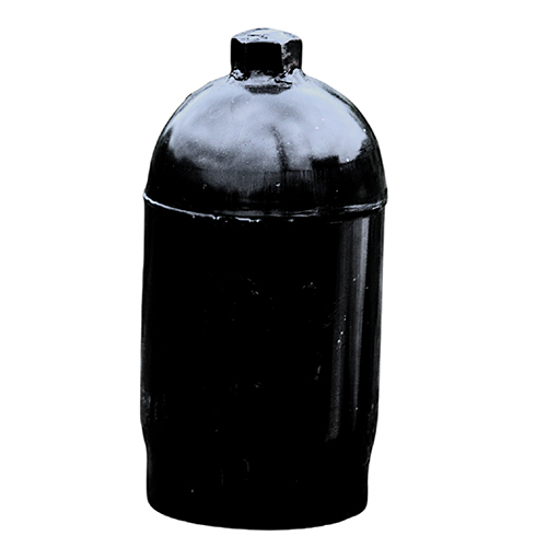 Gas Cylinder Safety Guard - Color: Black