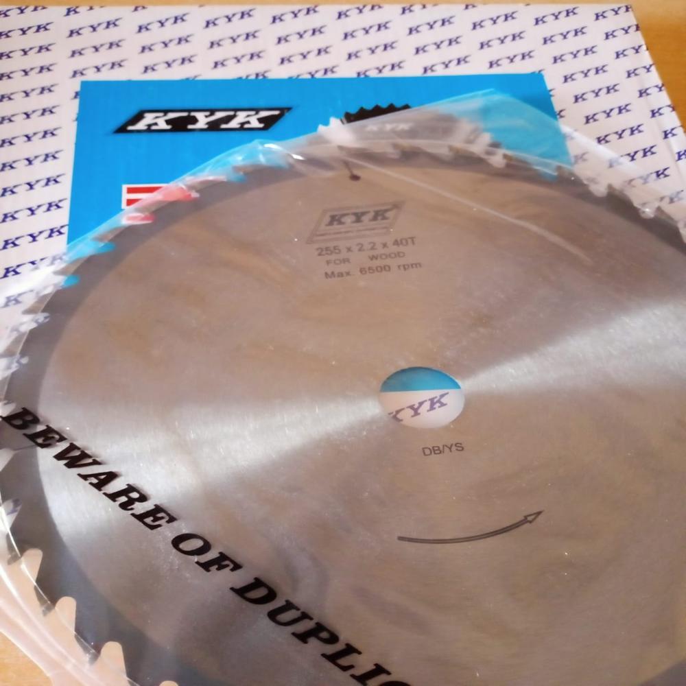 Kyk Tungsten Carbide Tipped Circular Saw Blade. - Color: Grey