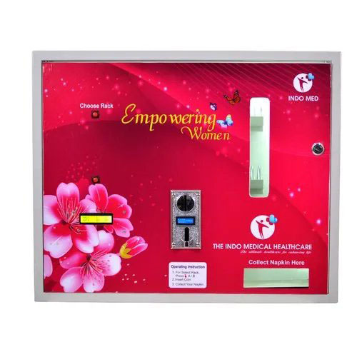 Multi Coin Sanitary Napkin Vending Machine - Material: Mild Steel