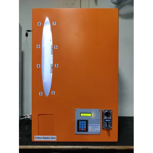 Automatic Sanitary Napkin Vending Machine - Material: Mild Steel