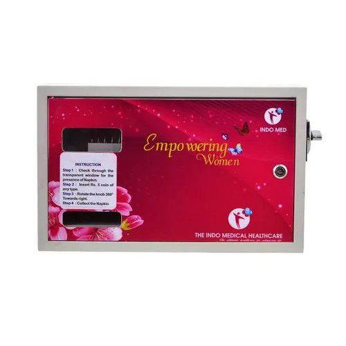 Manual Sanitary Napkin Vending Machine - Material: Mild Steel