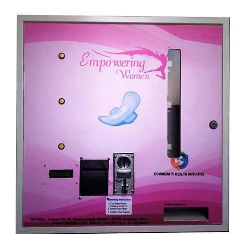 Automatic Note and Coin Operated Sanitary Napkin Vending Machine