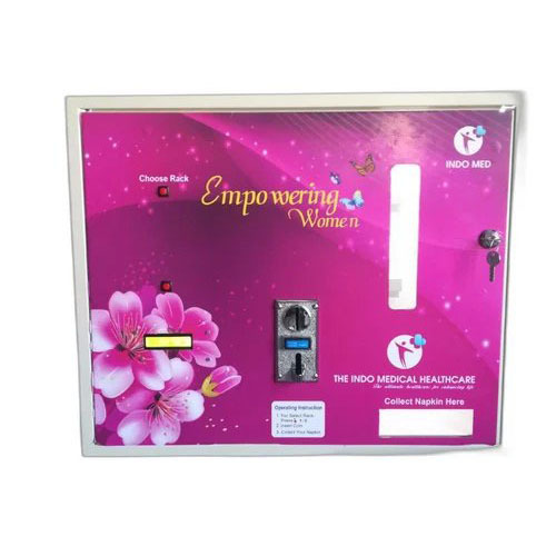 Automatic Sanitary Napkin Vending Machine - Color: Pink