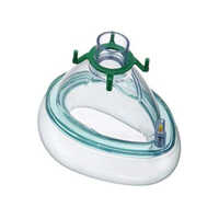 Anaesthetic Face Mask - High-quality Pvc, Pediatric Size (medium), Transparent Color, Manual Operation, Portable, Easy To Use