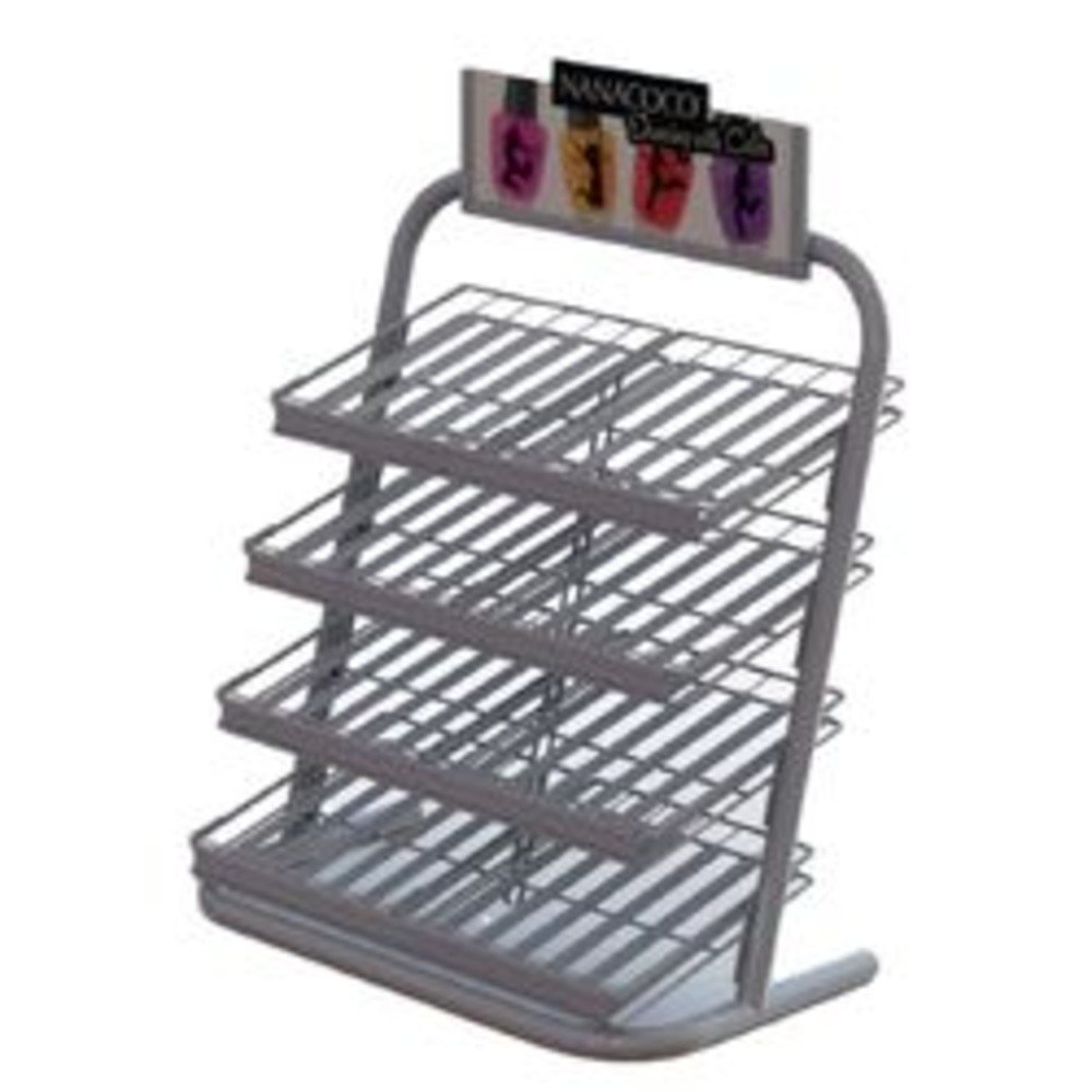 Display Stand - Metal Frame Design | Versatile Use For Retail Displays, Easy Assembly, Sturdy Structure, And Space-saving Corner Solution