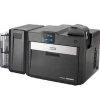 Hid Fargo Id Card Printer - Plastic Material, A2 Maximum Paper Size, 220 Volt Voltage | 6000 Cards/day Black Print Speed, Automatic Grade Feature