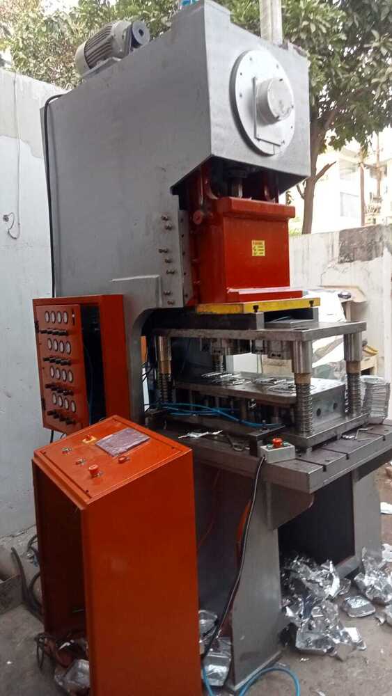 Double Cavity Aluminium Food Container Making Machine