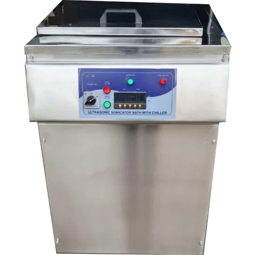 Ultrasonic Bath Sonicator With Chiller - Color: Silver