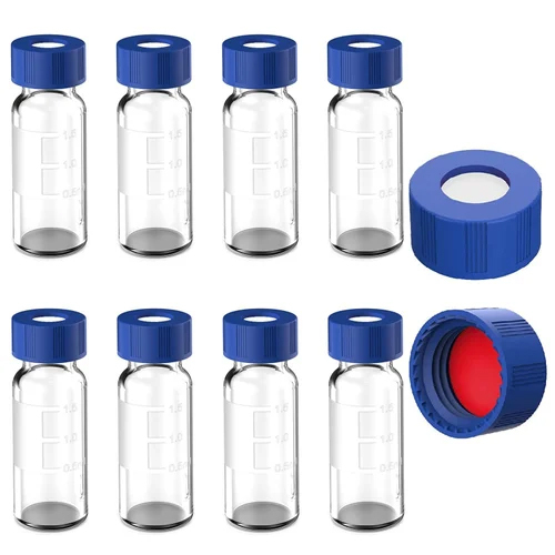 Chromatography Vials Caps Septas - Color: Transparent