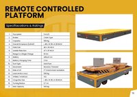 500 Kg Remote Controlled Platform - Attributes: Easy To Operate