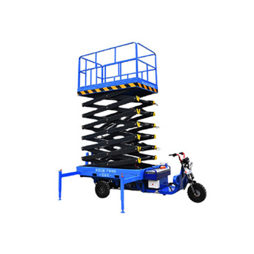 500-5000Kg Battery Operated Scissor Lift - Color: Blue