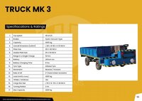 4000 Kg Hydro Battery Operated Tipping Truck - Application: Industrial