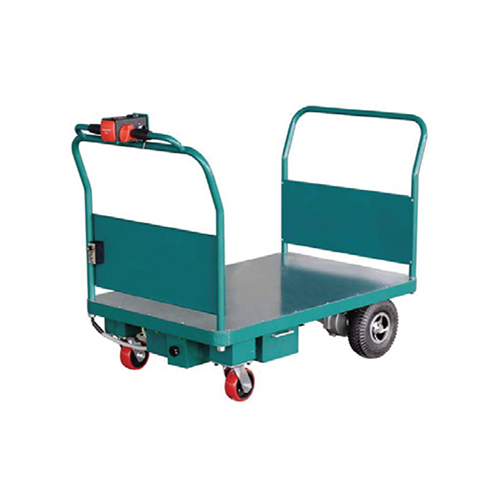 Side Baricade Warehouse Inventory Trolley - Material: Mild Steel