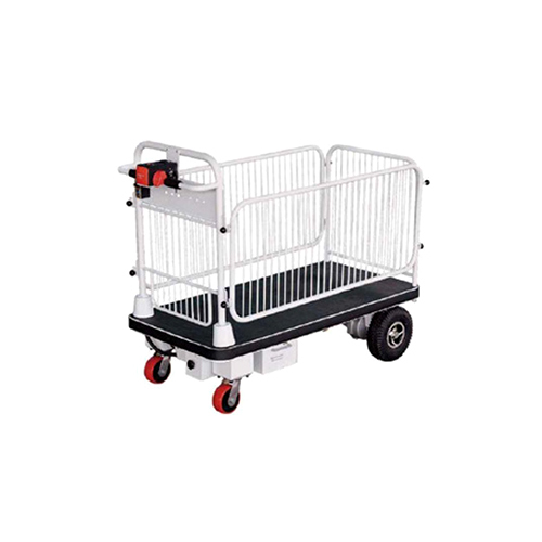 Medium Size Warehouse Inventory Trolley - Color: Yellow