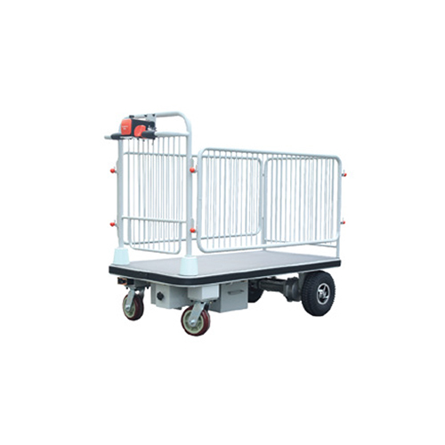 Medium Size Warehouse Inventory Trolley - Color: Yellow