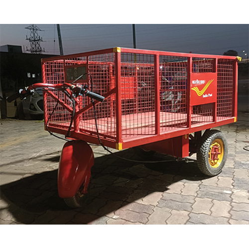 Indian Post Type Trolley - Color: Red