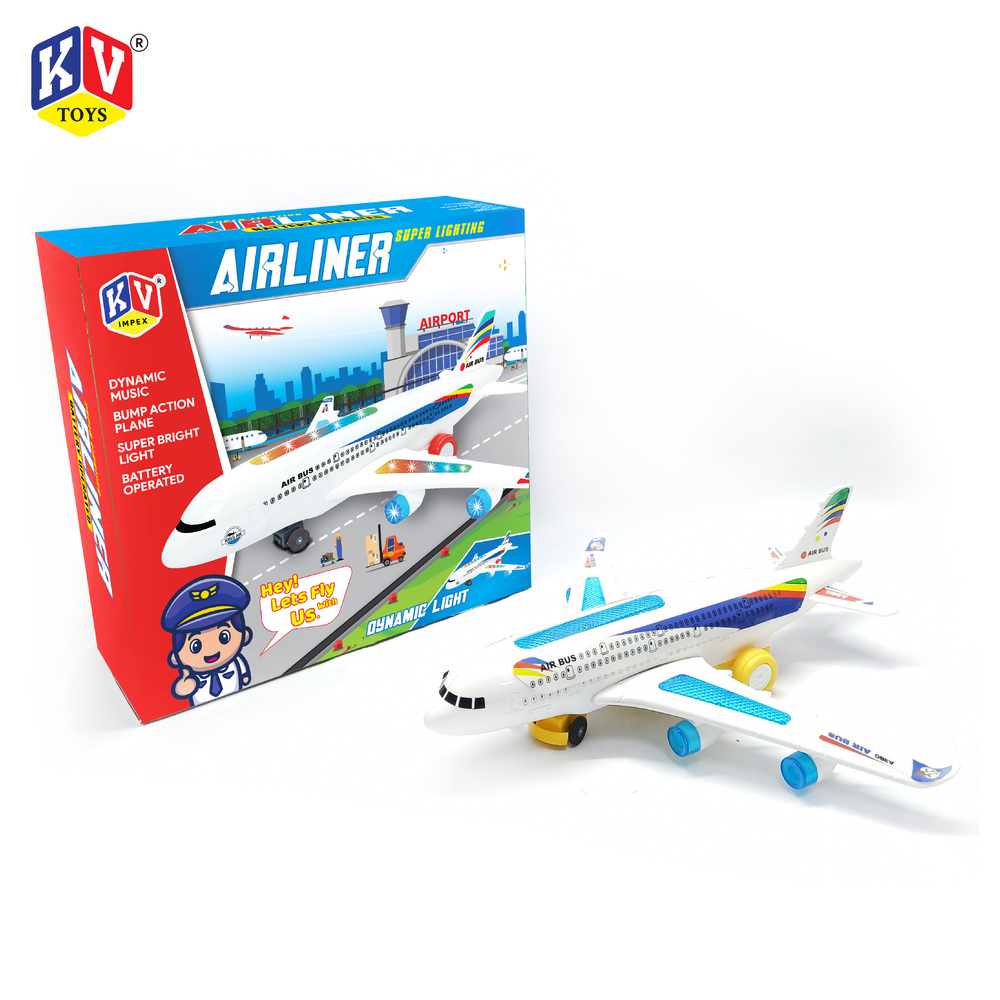 Bump & Go Airliner With Light & Music (806)