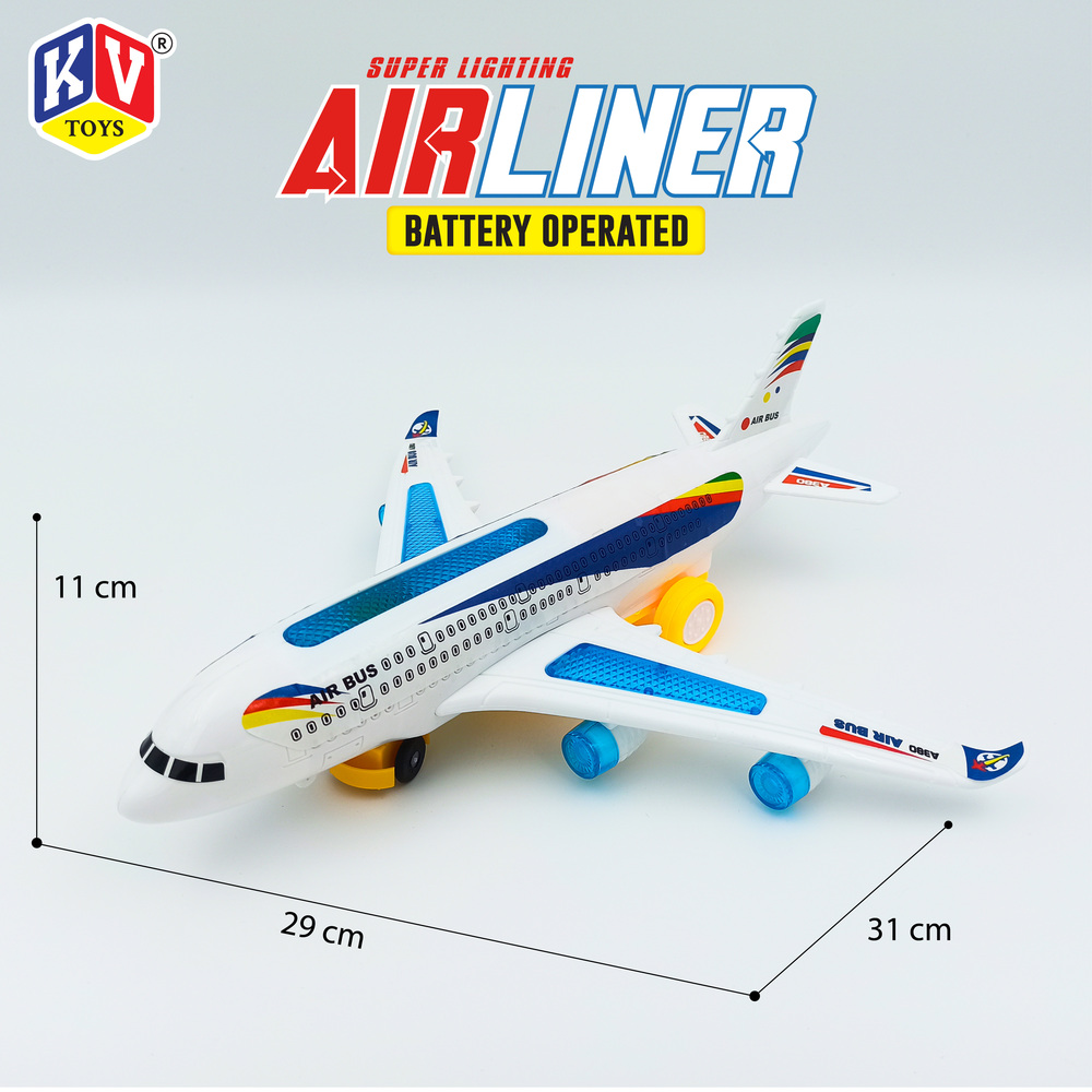 Bump & Go Airliner With Light & Music (806)