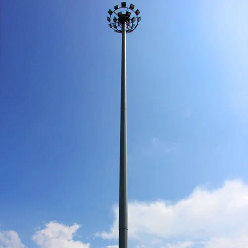 High Mast Pole - Color: White