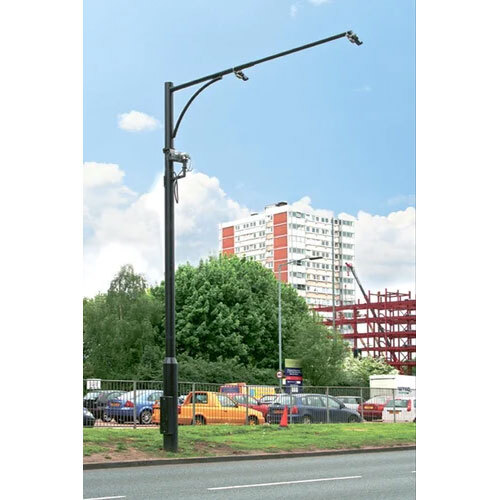 Surveillance Cctv Poles - Color: Black